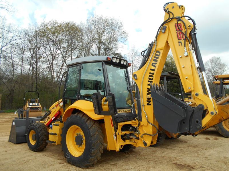 NEW HOLLAND B95C 4X4 LOADER BACKHOE, S/N 01387 (15 YR) EXTENDAHOE, GP