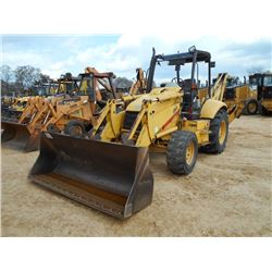 KOMATSU WB140 LOADER BACKHOE, S/N , GP BUCKET, 24" HOE BUCKET, CANOPY, METER READING 5,624 HOURS