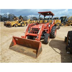 KUBOTA L48 LOADER BACKHOE, S/N 60243, ( 04 YR) 3 PTH, PTO, KUBOTA TL1155G FRONT LOADER ATTACH W/ GP 
