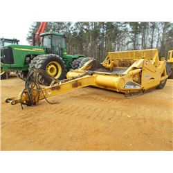 JOHN DEERE 1810E AUTO LOAD PULL PAN, S/N 080432 (08 YR) EJECTOR, 18 CUBIC YARD CAP. 20.5-25 TIRES