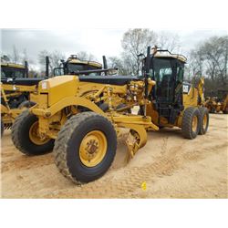 CAT 140M VHP PLUS MOTOR GRADER, S/N B9M0616 (08 YR) 14' HYD MOLDBOARD W/ TIP CONTROL, SCARIFIER, ACC