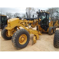 CAT 140M VHP MOTOR GRADER, SN B9D00815 (08 YR) 14' HYD MOLDBOARD W/ TIP CONTROL, SCARIFIER, ACCUMULA