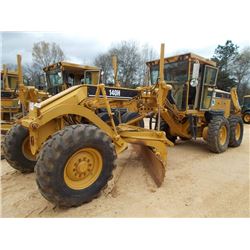 CAT 140H MOTOR GRADER, S/N APM02612 (06 YR) 14' HYD MOLDBOARD W/TIP CONTROL, SCARIFIER, ACCUMULATOR,