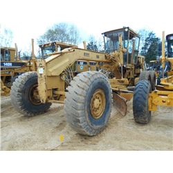 CAT 16G MOTOR GRADER, S/N 93U928, 16' HYD MOLDBOARD W/TIP CONTROL, ACCUMULATOR, ECAB, 20.5R25 TIRES