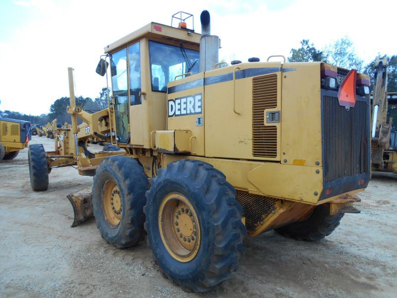 JOHN DEERE 770CH MOTOR GRADER, S/N 565914, 14' BLADE W/TIP CONTROL