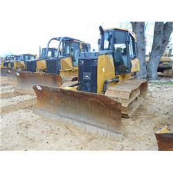 JOHN DEERE 650K LGP CRAWLER TRACTOR, S/N 256233 (14 YR) 6 WAY BLADE, ECAB W/ AIR, METER READING 684 