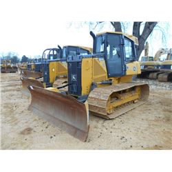 JOHN DEERE 650K LGP CRAWLER TRACTOR, S/N 255029 (14 YR) 6 WAY BLADE, ECAB W/ AIR, METER READING 540 