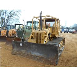 CAT D4E LGP CRAWLER TRACTOR, S/N 72X0661, STRAIGHT BLADE W/HYD TILT, CANOPY, SWEEPS, SCREENS, METER 