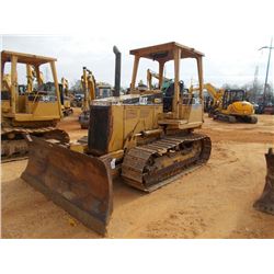 CAT D4C SERIES III CRAWLER TRACTOR, S/N 6YL00187, 6 WAY BLADE, CANOPY, METER READING 7,502 HOURS