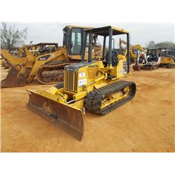KOMATSU D21P-8 CRAWLER TRACTOR, S/N 90002 (08 YR) 6 WAY BLADE, RUBBER TRACKS, CANOPY, METER READING 
