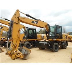 CAT M318D WHEELED HYDRAULIC EXCAVATOR, S/N D8W00785 (12 YR) 9' 3" STICK, 3 PIECE BOOM, 72" CLEAN OUT