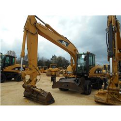 CAT M318C HYDRAULIC WHEELED EXCAVATOR, S/N BCZ00932 (04 YR) WRIST-O-TWIST, 9' 6" STICK, 72" CLEAN OU
