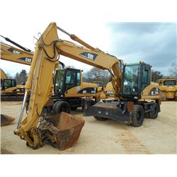 CAT M316C HYDRAULIC WHEELED EXCAVATOR, S/N BDX00787 (04 YR) 8' 8" STICK, 3 PIECE BOOM, 72" CLEAN OUT