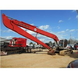 LINK-BELT 240LX LONG REACH HYDRAULIC EXCAVATOR, S/N K4J72108 (07 YR) 26' STICK, 36" BUCKET, ECAB W/ 