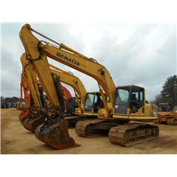 KOMATSU PC200LC-8 HYDRUALIC EXCAVATOR, S/N C60106 (06 YR) 9' 6" STICK, 46" BUCKET, THUMB, ECAB W/ AI