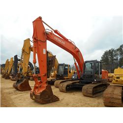 HITACHI ZX200LC-3 HYDRAULIC EXCAVATOR, S/N 320707 (11 YR) 9' STICK, 36" BUCKET, THUMB, ECAB W/AIR, M