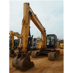 JOHN DEERE 120C HYDRAULIC EXCAVATOR, S/N 036310 (06 YR) 9' STICK, 36" BUCKET, THUMB, ECAB W/ AIR, ME