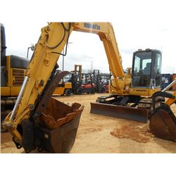 KOMATSU PC78MR MINI HYDRAULIC EXCAVATOR, S/N 3005 (07 YR) 7'5" STICK, 55" BUCKET, 22" BUCKET, QUICK 