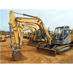 MUSTANG 800Z HYDRAULIC EXCAVATOR, S/N AB02835, 6' STICK, 24" BUCKET, AUX HYDRAULICS, BACKFILL BLADE,