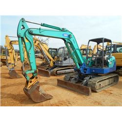 IHI 55NC HYDRAULIC EXCAVATOR, S/N WP001068, 5' STICK, 28" BUCKET, AUX HYD, CANOPY, BACKFILL BLADE, M