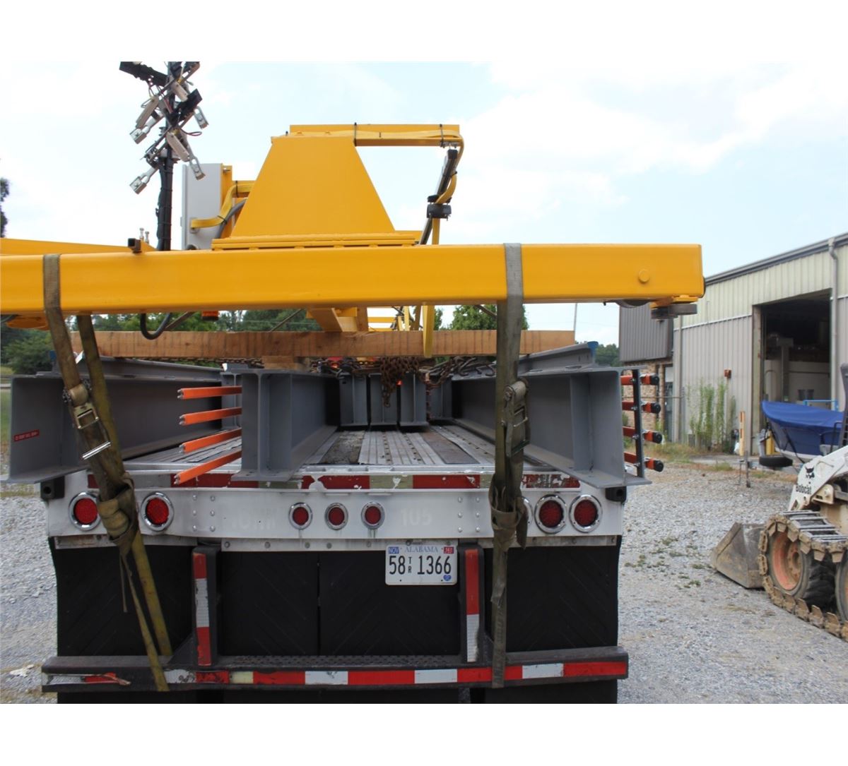 BRIDGE CRANE, (2) HARRINGTON 1 TON HOIST, (2) 39.5 OF BRIDGE BEAM, (1