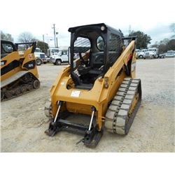 CAT 289D SKID STEER LOADER, S/N TAW01986 (14 YR) TRACK TYPE, CANOPY, METER READING 857 HOURS