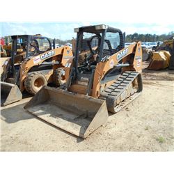 CASE TR230 SKID STEER LOADER, S/N NBM440326 (11 YR) TRACK TYPE, GP BUCKET, CANOPY, METER READING 1,6