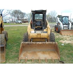 CAT 262 SKID STEER LOADER, S/N CED01102 (02 YR) GP BUCKET, CANOPY, METER READING 2,852 HOURS