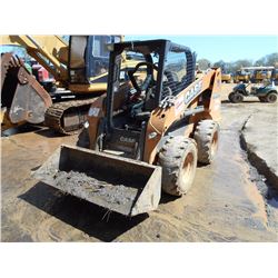 CASE SR220 SKID STEER LOADER, S/N NBM432151, (11 YR) GP BUCKET, CANOPY, METER READING 1,440 HOURS