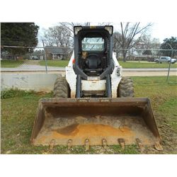 BOBCAT S770 SKID STEER LOADER, S/N A3P411771 (12 YR) GP BUCKET, CANOPY, METER READING 2,626 HOURS