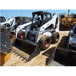 BOBCAT S250 SKID STEER LOADER, S/N 520712339 (02 YR) GP BUCKET, CANOPY, METER READING 3,387 HOURS
