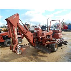 DITCH WITCH 5110 TRENCHER, S/N 5K0233, DITCH WITCH A420 BACKHOE ATTACH, S/N 1K0985, ROLL BAR, METER 