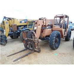 LULL 844C-42 TELESCOPIC FORK LIFT, S/N 97W16P22-740M, 8,000#, 42' REACH, TILT, CANOPY, METER READING