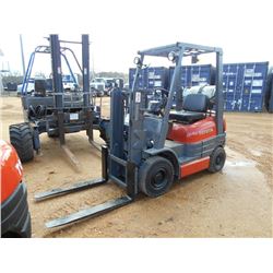 TOYOTA 42-6FGU15 FORKLIFT, S/N 60046, LP GAS