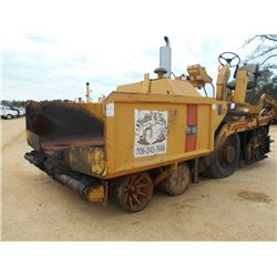 BLAW KNOW PF-161 ASPHALT PAVER, S/N 16110-02, DIESEL ENG, 8' -14' OMNI SCREED