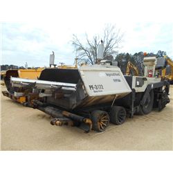 INGERSOLL-RAND PF3172 ASPHALT PAVER, S/N 181315, CUMMINS DIESEL ENG, 10'-16' SCREED, METER READING 2