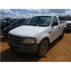1997 FORD F150 PICKUP, S/N 1FTDF17W7VND18319, GAS ENG, AUTO TRANS, ODOMETER READING 150,814 MILES (C