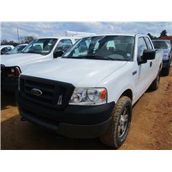 2005 FORD F150 4X4 PICKUP, S/N 1FTPX14595FA62863, GAS ENG, AUTO TRANS, EXTENDED CAB, BEDLINER, ODOME