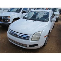 2006 FORD FUSION, S/N 3FAFP07216R173955, GAS ENG, AUTO TRANS, ODOMETER READING 178,252 MILES