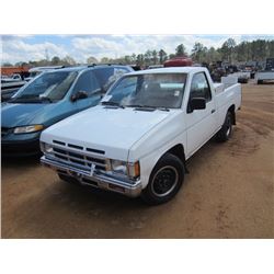 1990 NISSAN PICKUP, S/N 1N6SD11S4LC385632, GAS ENG, 5 SPD TRANS, ODOMETER READING 400,776 MILES