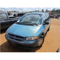 1999 DODGE GRAND CARAVAN SE MINI VAN, S/N 2B4GP44G1XR2799898, GAS, A/T, ODOMETER READING 189,492 MIL