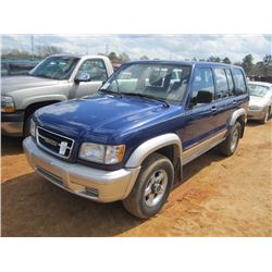 1999 ISUZU TROOPER 4X4 SUV, S/N JACDJ58X3X7912750, 3.5L V6 GAS ENG, AUTO TRANS, ODOMETER READING 204