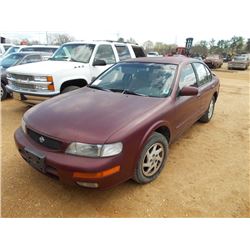 1995 NISSAN MAXIMA SEDAN, S/N JNICA2102STO35070, GAS ENG, AUTO TRANS, ODOMETER READING 265,738 MILES