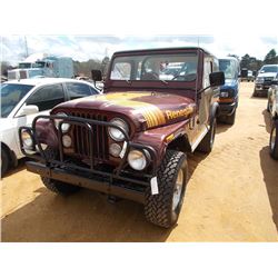 1980 JEEP RENEGADE 4X4, S/N J0M93AH033097, V8 GAS ENG, 4 SPD TRANS