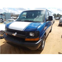 2006 CHEVROLET DELIVERY VAN, S/N 1GCGG25V061102489, GAS ENGINE, A/T, ODOMETER READING 176,945 MILES 
