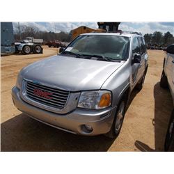 2008 GMC ENVOY, S/N 1GKDS13S082142285, GAS ING, AUT TRANS, ODOMETER READING 168,229 MILES