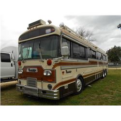 1984 BLUE BIRD WONDER LODGE MOTOR HOME, S/N 1BBC1BU80EF063390, DETROIT DIESEL ENG, A/T, ENGINE BRAKE