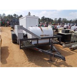 STATELINE GENERATOR SETS, PERKINS DIESEL ENGINE, FUEL TANK, 400 AMP, BREAKER PANEL, MTD ON TRAILER W