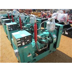 ONAN 35 SJB POWER GENERATOR, S/N C910374689, LP GAS, MAJOR RETAILER BACKUP POWER