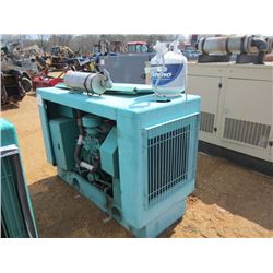 GENERATOR SET, STANBY UNIT, 1/3 PHASE, LP GAS, METER READING 1,284 HOURS, MAJOR RETAILER BACK UP POW